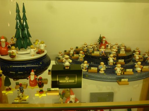 Fa. Wendt & Kühn, Spieldose Weihnachtsmann, Engel