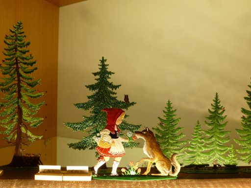 Fa. Schweizer, Zinnfiguren, Märchen: Rotkäppchen